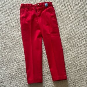Vineyard Vines boys red chino pants